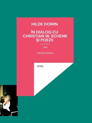 cover image of Hilde Domin în dialog cu Christian W. Schenk 1995